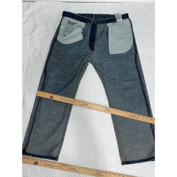 Levi’s 569 Loose Straight Men’s Jeans Size 38x30 (Measured Inseam 28” Blue Denim - Picture 7 of 12